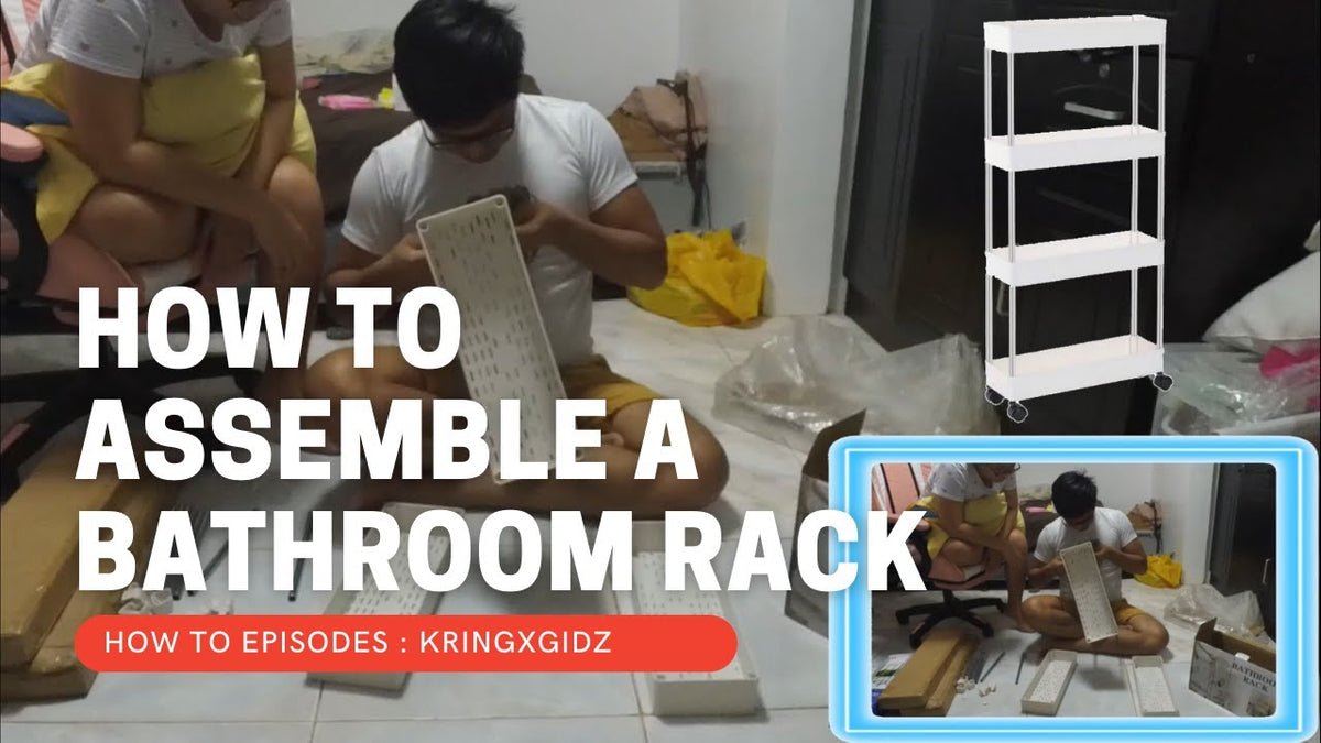 Bathroom Rack Assembly - How to Assemble Bathroom Rack From Shopee by ...