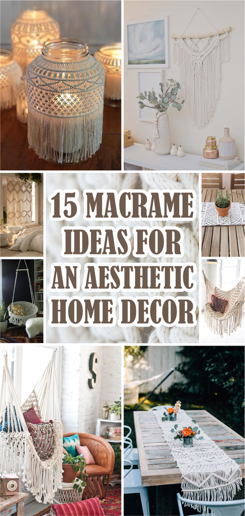 15 Macrame Ideas for an Aesthetic Home Decor