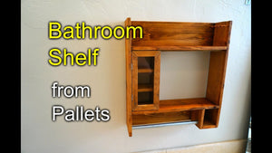 Bathroom Shaving Shelf from Pallet Wood - How to by homesteadonomics (5 years ago)