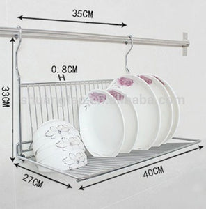 Picturesque Wall Mounted Dish Rack