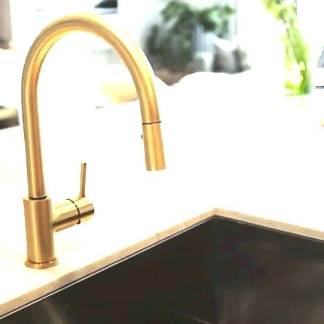 Lovely Gold Pull Down Kitchen Faucet