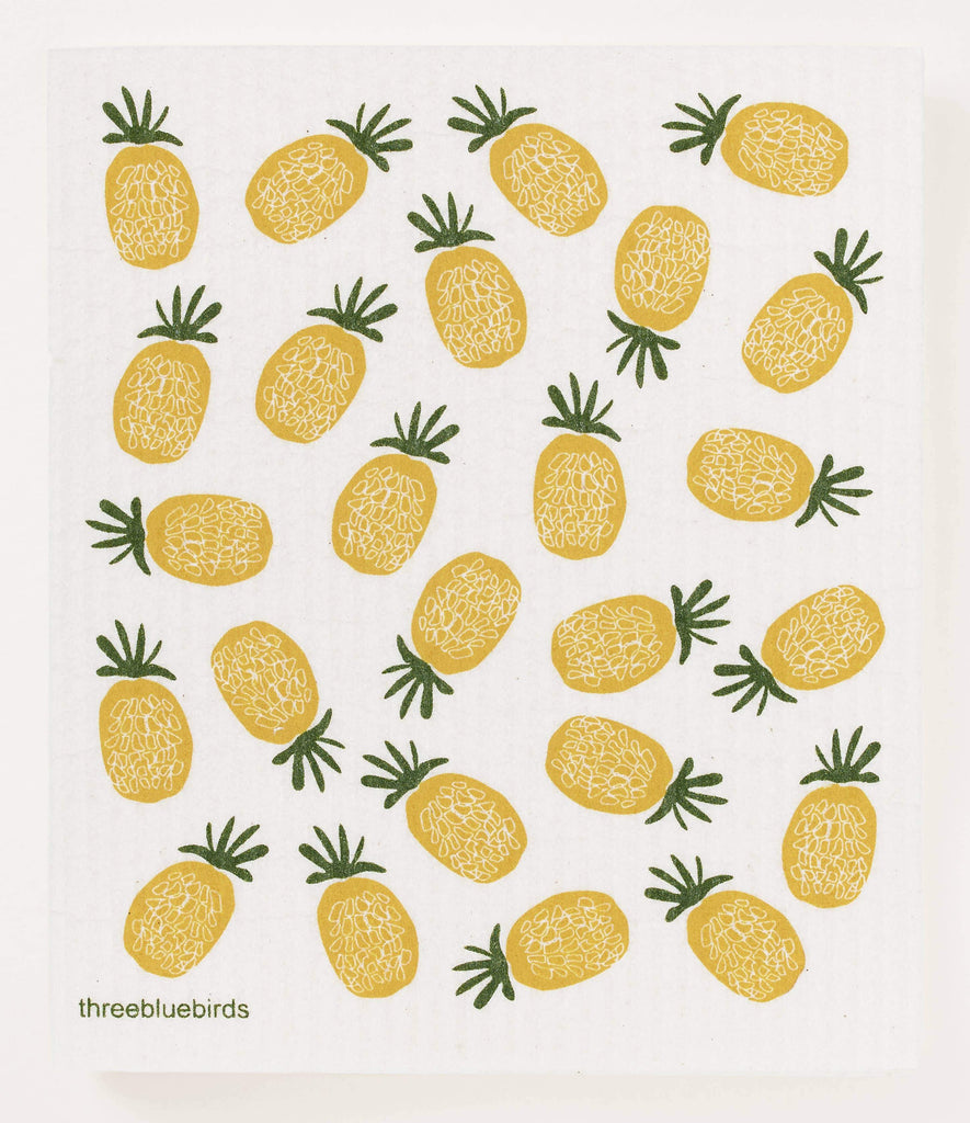 Pineapples Swedish Dishcloth - Connecticut Made!