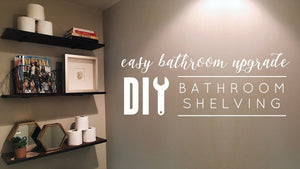 DIY Bathroom Shelves by Living to DIY with Rachel Metz (3 years ago)