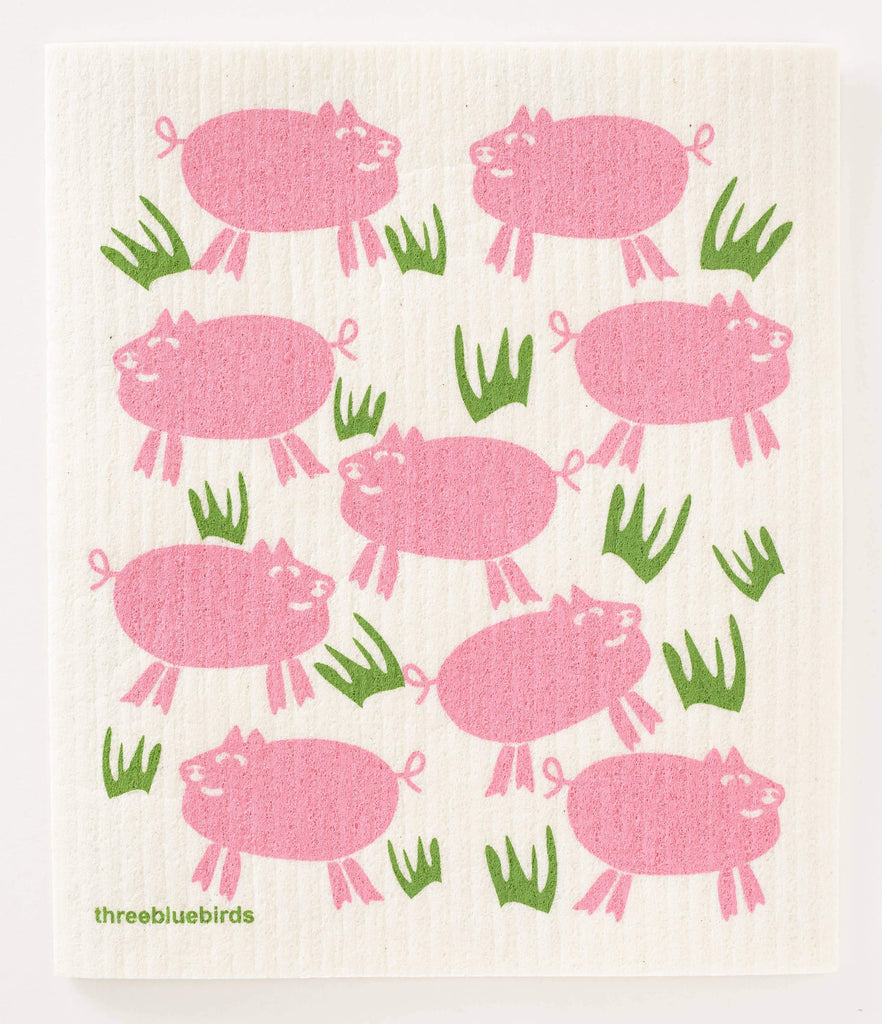 Piggies Swedish Dishcloth - Connecticut Made!