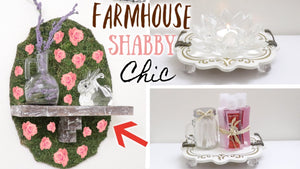 DIY DOLLAR TREE FARMHOUSE SHABBY CHIC BATHROOM DECOR! 4 APRIL 2019 Welcome to my Dollar Tree DIY Series! New Dollar Tree DIYs every ...