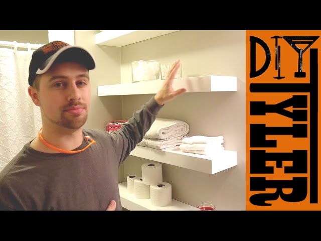 Easy Floating Bathroom Shelves by DIYTyler (4 years ago)