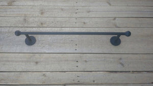 Handmade Wrought Iron Bathroom decor iron Towel bars, hooks and custom made toilet paper holders