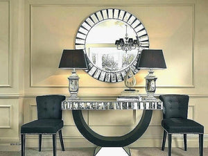 All Console Table With Mirror Set