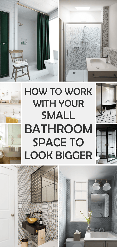 How to Work with Your Small Bathroom Space to Look Bigger