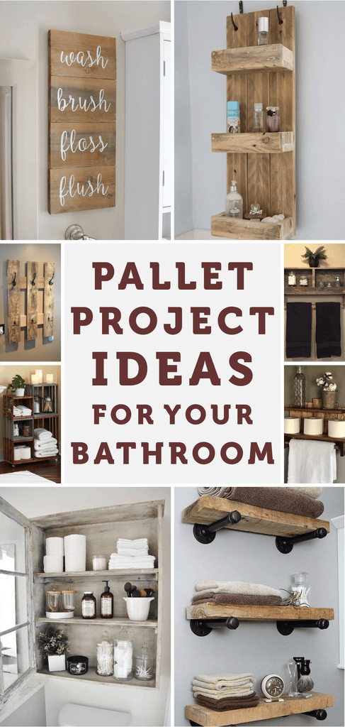 Pallet Project Ideas for Your Bathroom