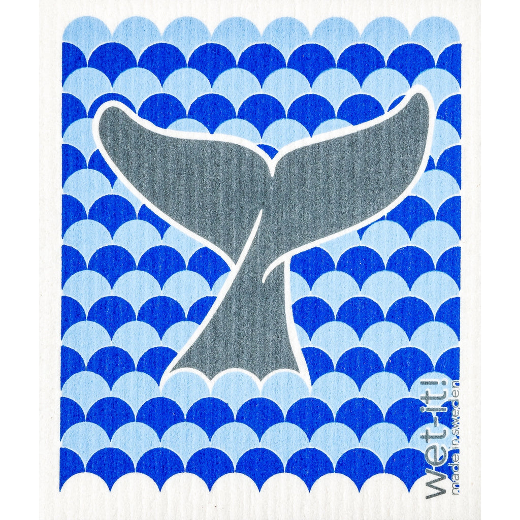 Whale Tail - Swedish Reusable Wash Cloth