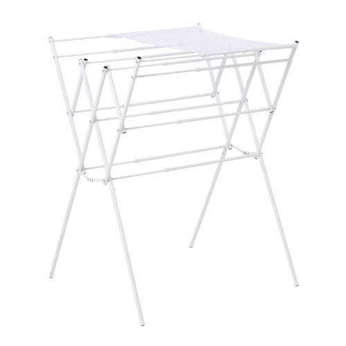 Honey-Can-Do Expandable Drying Rack with Mesh Top, White Finish
