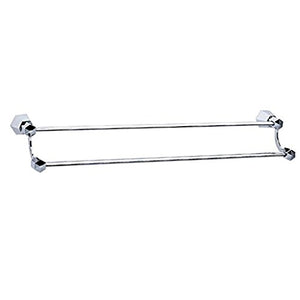 Ping Bu Qing Yun Towel Rack - Stainless Steel, Mirror Surface, Polished Surface, High and Low Double Pole, Wall-Mounted Bathroom Wall Hanging Towel Rack, Suitable for Bathroom, Home Towel Rack