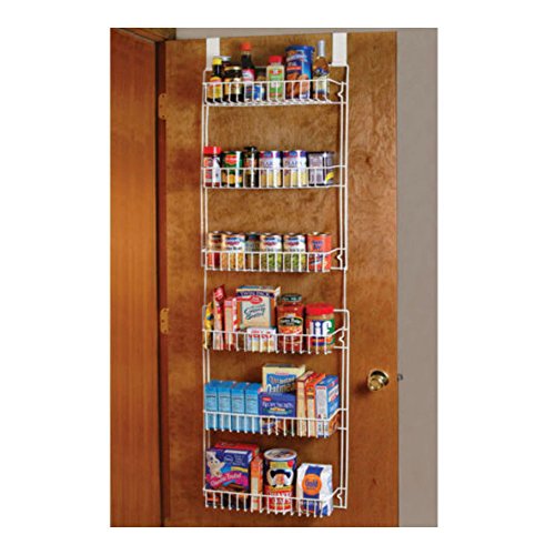 Over the Door Storage Rack Kitchen Pantry Shelf Organizer Spice Space Saver