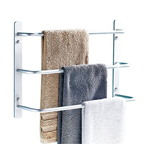 Ping Bu Qing Yun Space Aluminum Three Towel Bar Towel Rack Bathroom Hardware Accessories Towel Bar 370mm320mm450mm Towel Rack
