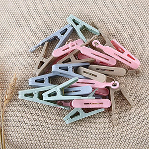 U-emember The Clip Hanger Clip Clothing Clip Clothes Clip Wind Clip Small Clip Pack Of 20, And The Color Of The Random 20